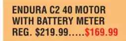 Dunham's Sports ENDURA C2 40 MOTOR WITH BATTERY METER offer