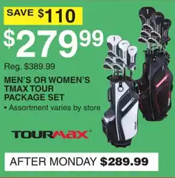 Dunham's Sports MEN'S OR WOMEN'S TMAX TOUR PACKAGE SET offer