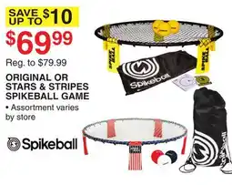 Dunham's Sports ORIGINAL OR STARS & STRIPES SPIKEBALL GAME offer