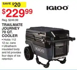 Dunham's Sports TRAILMATE JOURNEY 70 QT. COOLER offer