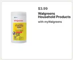 Walgreens Walgreens Household Products offer