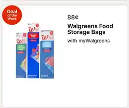 Walgreens Walgreens Food Storage Bags offer