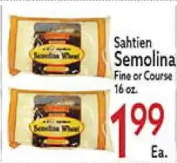 World Fresh Market Sahtien Semolina Fine or Course offer