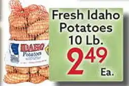 World Fresh Market Fresh Idaho Potatoes offer
