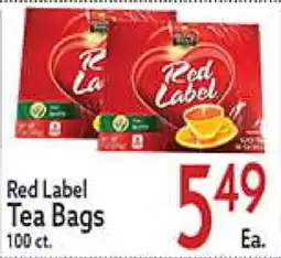 World Fresh Market Red Label Tea Bags offer