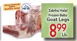 World Fresh Market Zabiha Halal Frozen Baby Goat Legs offer