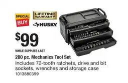 The Home Depot 280 pc. Mechanics Tool Set offer