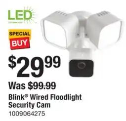 The Home Depot Blink Wired Floodlight Security Cam offer