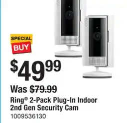 The Home Depot Ring 2-Pack Plug-In Indoor 2nd Gen Security Cam offer