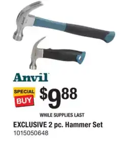 The Home Depot ANVIL 2 pc. Hammer Set offer