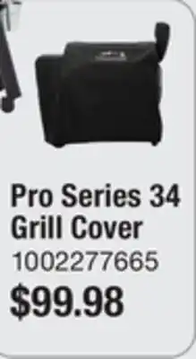 The Home Depot TRAEGER Pro Series 34 Grill Cover offer