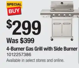 The Home Depot NEXGRILL 4-Burner Gas Grill with Side Burner offer