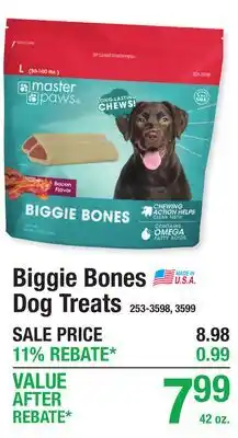 Menards Biggie Bones Dog Treats offer