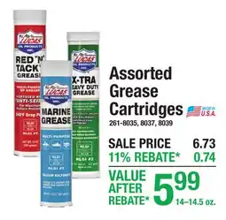 Menards Assorted Grease Cartridges offer