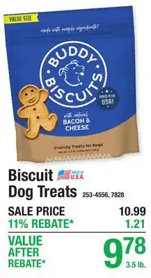 Menards Biscuit Dog Treats offer