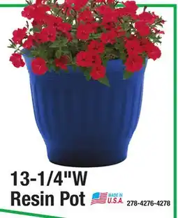 Menards 13-1/4W Resin Pot offer