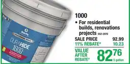 Menards 1000 DURAHIDE INTERIOR FLAT offer