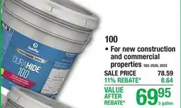 Menards 100 DURAHIDE INTERIOR FLAT offer