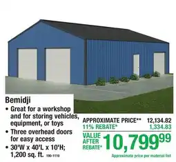 Menards Bemidji offer