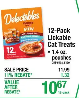 Menards 12-Pack Lickable Cat Treats offer