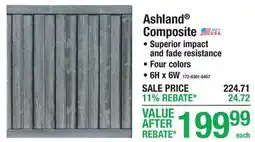 Menards PANELS Ashland FENCE PANELS offer