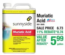 Menards Muriatic Acid offer