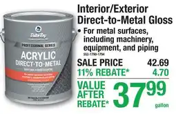 Menards Interior/Exterior Direct-to-Metal Gloss offer