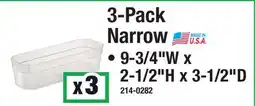 Menards 3-Pack Narrow offer