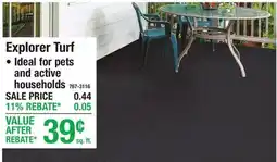 Menards Explorer Turf offer