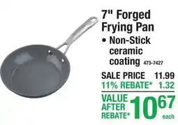 Menards 7 Forged Frying Pan offer