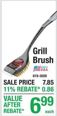 Menards Grill Brush offer