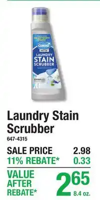 Menards Laundry Stain Scrubber offer