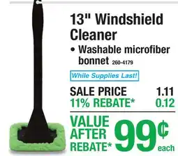 Menards 13 Windshield Cleaner offer