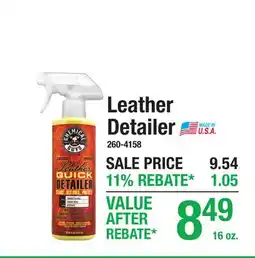 Menards Leather Detailer offer