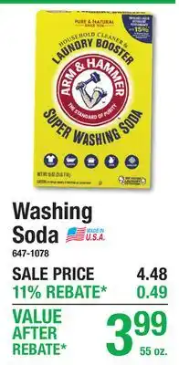 Menards Washing Soda offer