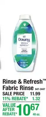 Menards Rinse & Refresh Fabric Rinse offer