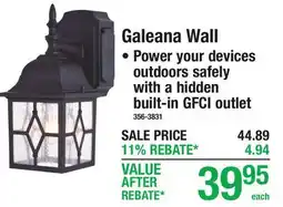 Menards Galeana Wall offer