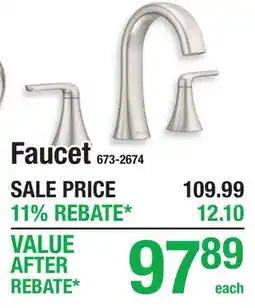 Menards Pfister Raya Faucet offer