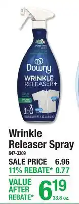 Menards Wrinkle Releaser Spray offer