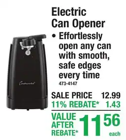 Menards Electric Can Opener offer