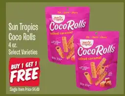 Jewel-Osco Sun Tropics Coco Rolls offer