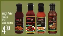 Jewel-Osco Ying's Asian Sauce offer