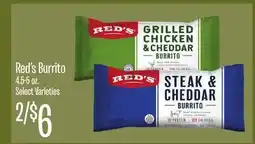 Jewel-Osco Red's Burrito offer