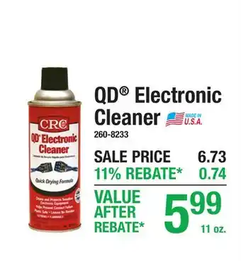 Menards QD Electronic Cleaner offer