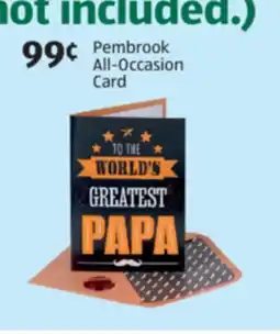 Aldi Pembrook All-Occasion Card offer