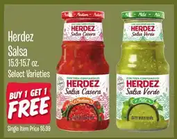 Jewel-Osco Herdez Salsa offer