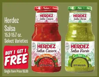 Jewel-Osco Herdez Salsa offer