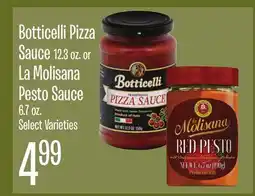 Jewel-Osco Botticelli Pizza Sauce 12.3 oz. or La Molisana Pesto Sauce 6.7 oz offer