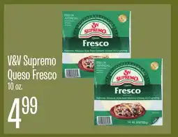 Jewel-Osco V&V Supremo Queso Fresco offer