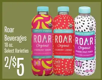 Jewel-Osco Roar Beverages offer